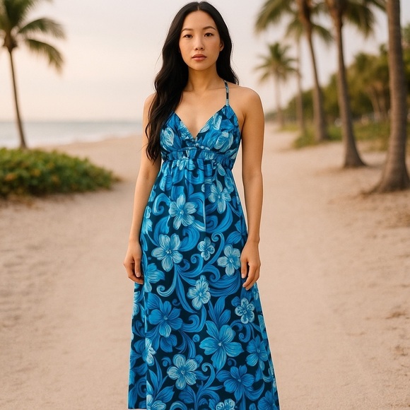 Future Collective Dresses & Skirts - Future Collective with Alani Noelle Strappy Neck Cut Out Dress Women’s Size S